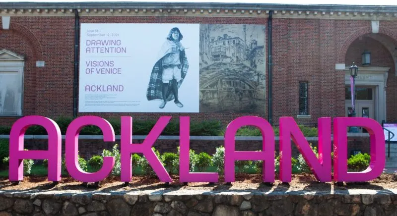 Signage Outside Ackland Art Museum