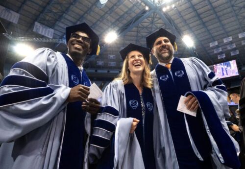 doctoral hooding ceremony