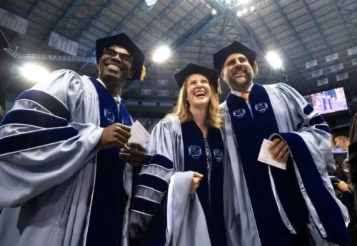 doctoral hooding ceremony