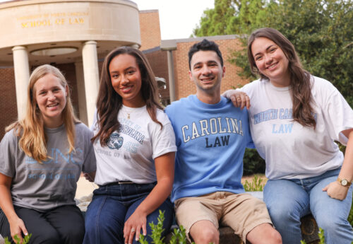 UNC Law students posing