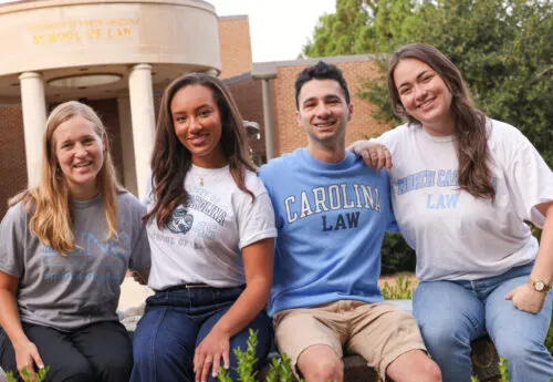 UNC Law students posing