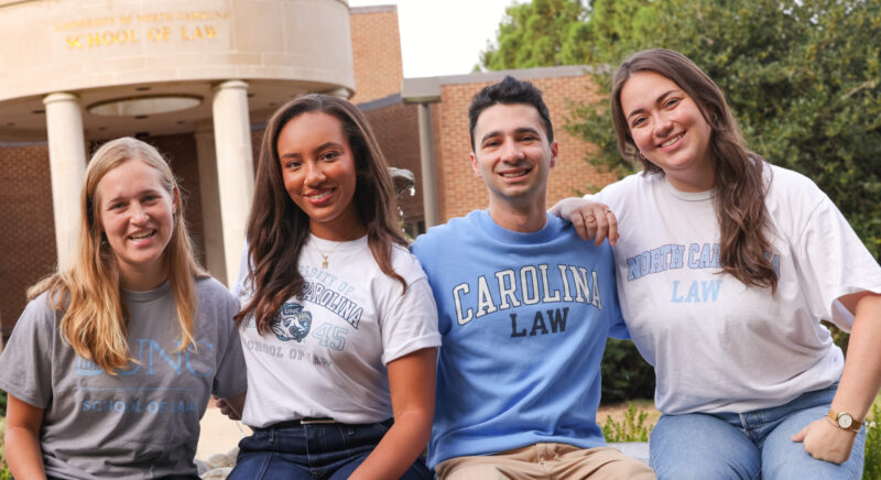UNC Law students posing