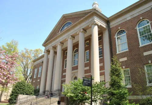 SILS Building with Carolina Blue sky
