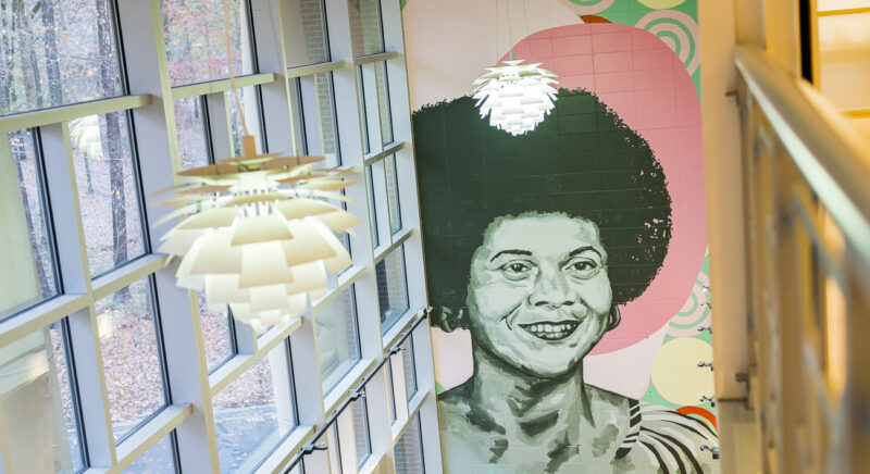 Mural of Dr. Sonja Haynes Stone