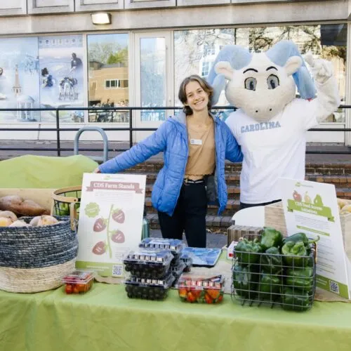 Table for the Food Pantry Network in the Pitt for the Pantry Bowl