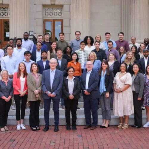 Photo of the School of Data Science and Society members.