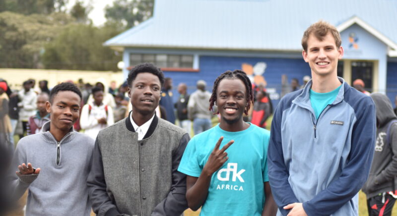 Group of four people, including Ben Bramson (‘25)