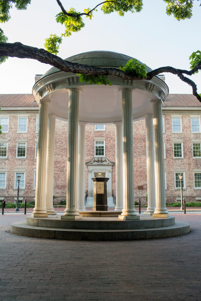 The Old Well on Carolina's campus