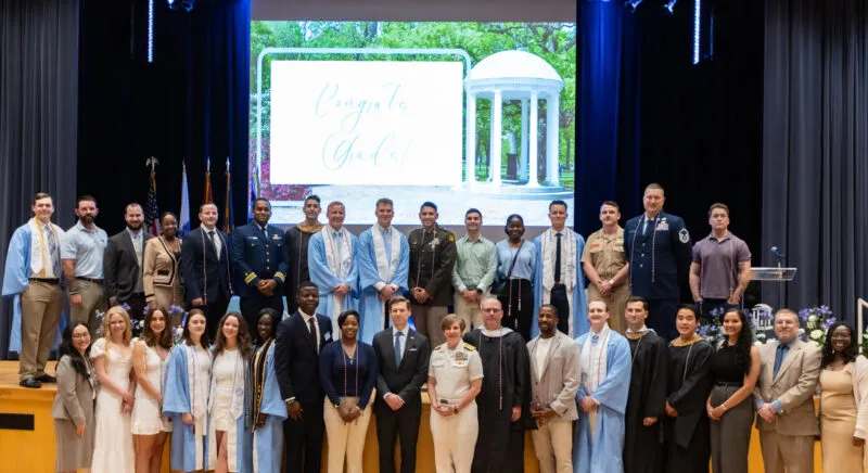 UNC Military and Veteran Student Success Red, White, and Carolina Blue Graduation Ceremony